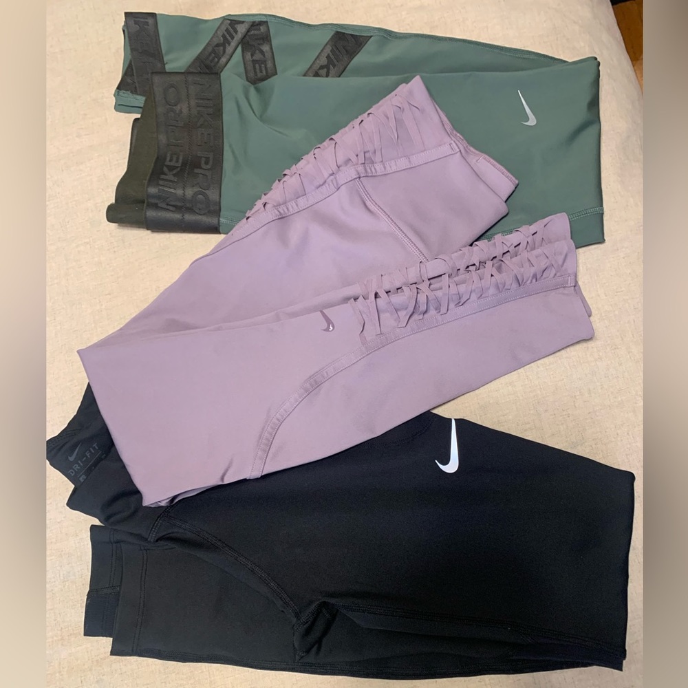 Nike leggings bundle - 3 pairs - size small